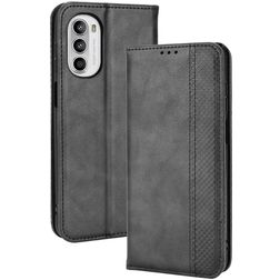 Mobigear Sensation Motorola Moto G52 Wallet case - Black