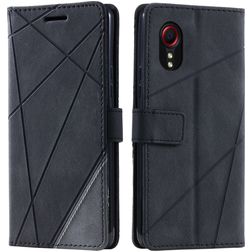 Mobigear Rhombus Samsung Galaxy Xcover 7 Capa livro Carteira - Preto