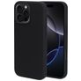 Mobiparts iPhone 16 Pro Max Silicona Carcasa - Negro