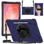 Mobigear SureGrip XGuard Samsung Galaxy Tab S11 Ultra Fodral Hårdplast / Silikon Skal + Pennhållare + Axelrem + Ställ - Marinblå
