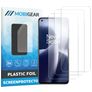 Mobigear OnePlus Nord 2T 5G Película de ecrã em plástico - Compatível com capas (Pack de 3)