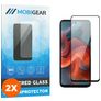Mobigear Premium Motorola Moto G34 Cristal templado Protector de pantalla - Compatible con fundas - Negro (pack de 2)