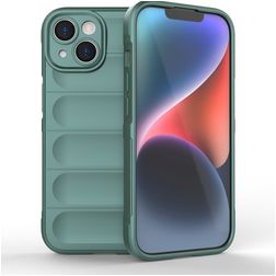 Mobigear Bumpy iPhone 15 TPU flexible Carcasa - Verde