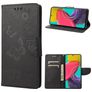 Mobigear Butterfly Samsung Galaxy M53 Plånboksfodral med sedelfack - Svart