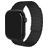 Mobilize Magnetic Correa Silicona Cierre magnético para Apple Watch - 49/46/45/44 mm - Negro