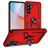 Mobigear Armor ring Samsung Galaxy A36 Hard Case Back cover Shockproof with Ring Holder - Red