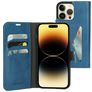 Mobiparts Classic Wallet iPhone 14 Pro Max Wallet case - Steel Blue