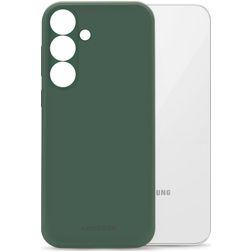 Mobilize Rubber Gelly Samsung Galaxy S24 Plus TPU flexível Capa traseira - Matt Green