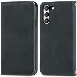 Mobigear Retro Slim Samsung Galaxy S21 FE Plånboksfodral med sedelfack - Svart
