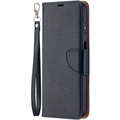 Mobigear Excellent Samsung Galaxy A12 Plånboksfodral med sedelfack - Svart