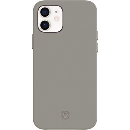 Valenta Snap Luxe iPhone 12 Mini Äkta läder Skal - Grå