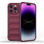 Mobigear Bumpy iPhone 15 Pro Max Flexibel TPU Skal - Vinröd