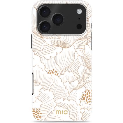 MIO iPhone 17 Pro Max MagSafe Hardcase Etui plecki - White Roses