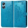 Mobigear Mandala OPPO A17 Lompakkokotelo + Setelitasku - Sininen