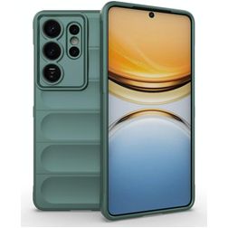 Mobigear Bumpy Samsung Galaxy S26 Ultra Fleksibel TPU Bagsidecover - Mørkegrøn