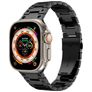 Mobigear Amsterdam Rostfritt stål Apple Watch Armband Fjärilslås - 42/41/40/38 mm - Svart