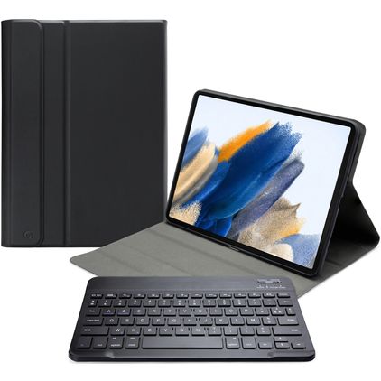 Mobilize Detachable Bluetooth Keyboard Samsung Galaxy Tab A8 10.5 (2021) Lompakkokotelo näppäimistöllä (AZERTY) - Musta