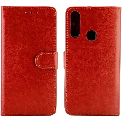 Mobigear Wallet OPPO A31 Funda tipo libro Cartera - Marrón