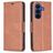 Mobigear Excellent Samsung Galaxy S26 FE Cover a libro portafoglio - Marrone