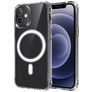 Mobigear Crystal Läpinäkyvä iPhone 12 MagSafe Kova Suojakuori - Läpinäkyvä
