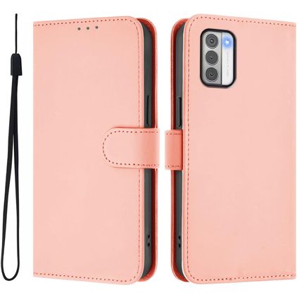 Mobigear Urban Wallet Nokia G42 Funda tipo libro Cartera - Rosa