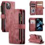 CaseMe C30 iPhone 13 Mini Funda tipo libro Cartera - Rojo