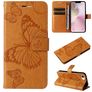 Mobigear Butterfly iPhone 17e Lompakkokotelo + Setelitasku - Konjakki