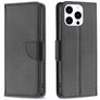 Mobigear Excellent iPhone 16 Pro Max Funda tipo libro Cartera - Negro