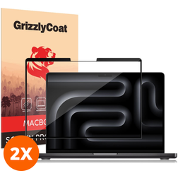 GrizzlyCoat Premium MacBook Pro 16 Inch (2021-2026) Screen Protector Film - Case Friendly (2-Pack)