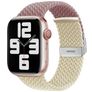 Mobigear Braided Dual Bracelete Nylon Fecho dobrável para Apple Watch - 49/46/45/44 mm - Roxo / Luz das estrelas
