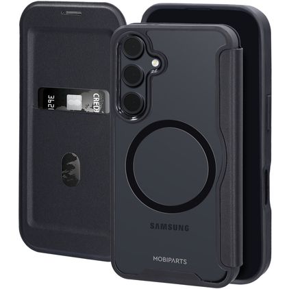 Mobiparts Shield Line Samsung Galaxy S25 MagSafe Pungetui - Sort