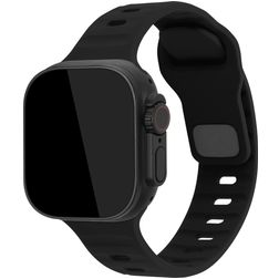 Mobilize Sports Silikone Apple Watch Urrem Stiftlukning - 42/41/40/38 mm - Sort