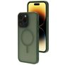 Mobiparts Hardcover iPhone 14 Pro Max MagSafe Hardcase Etui plecki - Satin Green