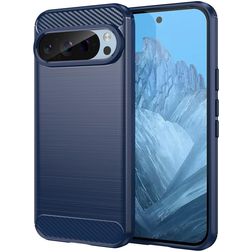 Mobigear Brushed Slim Google Pixel 9 Pro TPU flexível Capa traseira - Azul
