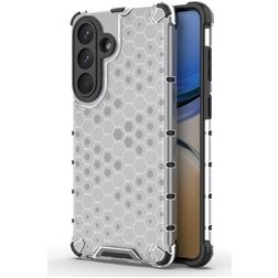 Mobigear Honeycomb Samsung Galaxy S26 Plus Tvrdý plast Zadní kryt odolný proti nárazům - Bílá