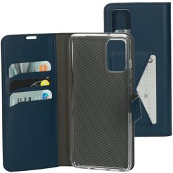 Mobiparts Classic Wallet Samsung Galaxy S20 Plus Lompakkokotelo + Setelitasku - Sininen