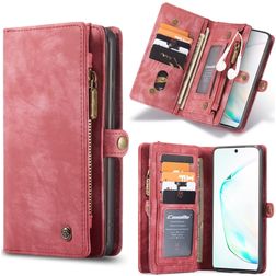 CaseMe 008 Samsung Galaxy S20 Case Detachable 2-in-1 Wallet Case Wallet - Red