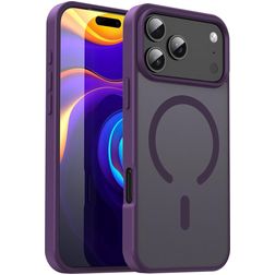 Mobigear Shockproof iPhone 17 Pro Max MagSafe Hardcase Back cover - Crystal Purple