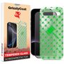 GrizzlyCoat Easy Align iPhone 17 Tempered Glass Screen Protector Privacy - Case Friendly + Installation Frame