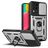 Mobigear Armor Ring Cam Slide Samsung Galaxy M53 Hard Case Back cover Shockproof with Ring Holder - Silver