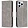 Mobigear Excellent iPhone 15 Pro Funda tipo libro Cartera - Gris