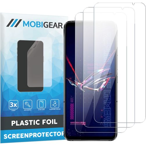 Mobigear ASUS ROG Phone 6 Ochrona ekranu Folia - Kompatybilna z etui (3 szt.)