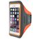 Mobiparts Comfort Fit Suporte de telemóvel para corrida Neopreno Capa desportiva Braçadeira desportiva (max 14 cm x 7 cm) - Neon Orange