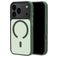 Mobiparts Hardcover iPhone 18 Pro MagSafe Hårdt Bagsidecover - Satin Green