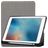Mobigear Tri-Fold Gel iPad Pro 10,5 tum (2017) TPU / Konstläder Plånboksfodral + Pennhållare - Grå