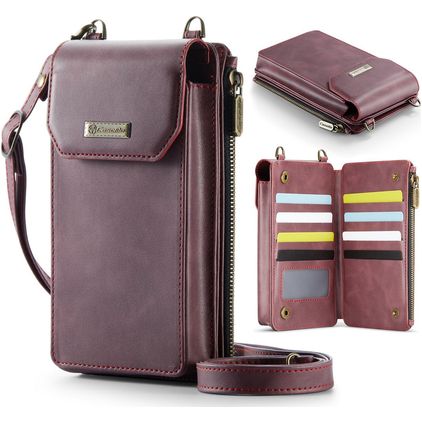 CaseMe ME40 Crossbody Bolsa para telemóvel - Large - Vermelho