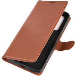 Mobigear Classic Realme X50 Pungetui med Seddelrum - Brun