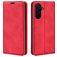 Mobigear Retro Slim Samsung Galaxy A27 Cover a libro portafoglio - Rosso