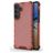 Mobigear Honeycomb Samsung Galaxy S26 Plus Plástico rígido Capa traseira Antichoque - Vermelho