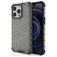 Mobigear Honeycomb iPhone 14 Pro Hard Case Back cover Shockproof - Black